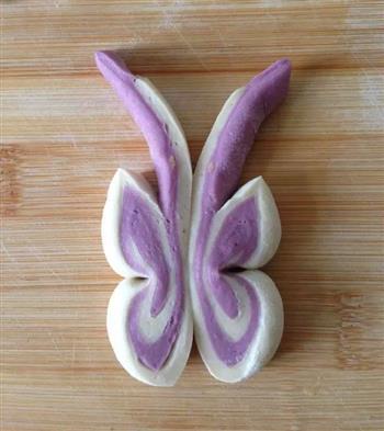 紫薯蝴蝶卷的做法图解12