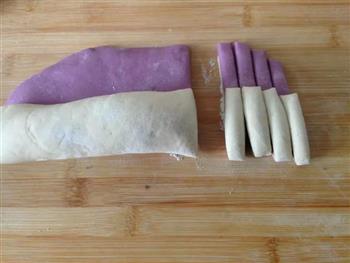 紫薯蝴蝶卷的做法图解9