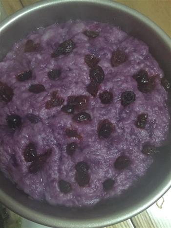 紫薯蔓越莓发糕的做法步骤4