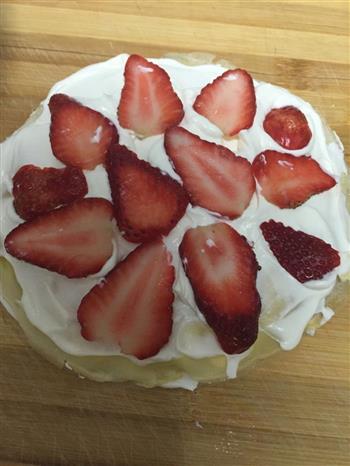 草莓千层蛋糕的做法步骤6