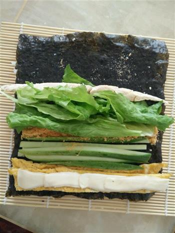 反转寿司-芝士肉松版的做法步骤3