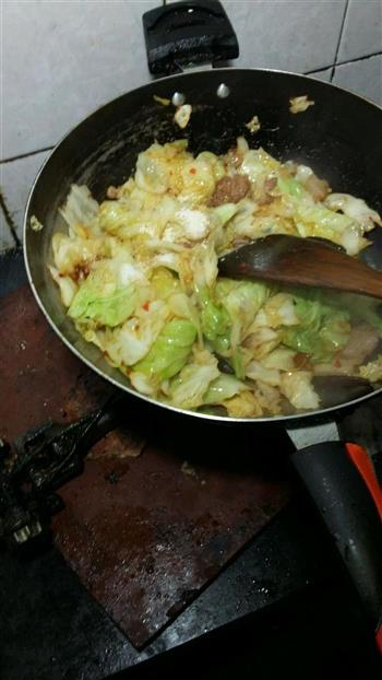 干锅包菜的做法步骤3