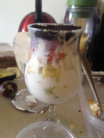 酸奶水果杯系列—水果酸奶盆栽的做法步骤25