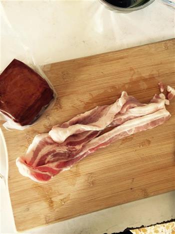 快手菜-香干炒肉-不用腌肉的做法步骤1