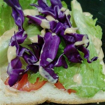 自制多蔬三明治的做法步骤3