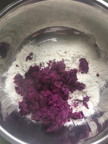 紫薯馒头的做法图解4