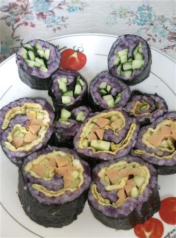 紫薯寿司的做法步骤1