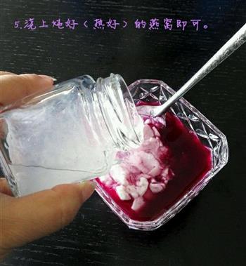 蓝莓酸奶燕窝羹的做法图解4