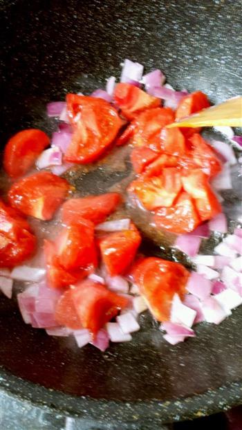 西红柿打卤面的做法步骤7