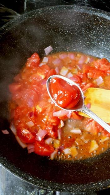 西红柿打卤面的做法步骤8