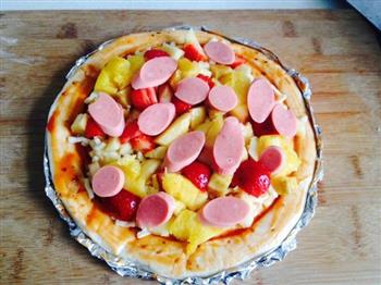 水果披萨的做法步骤3