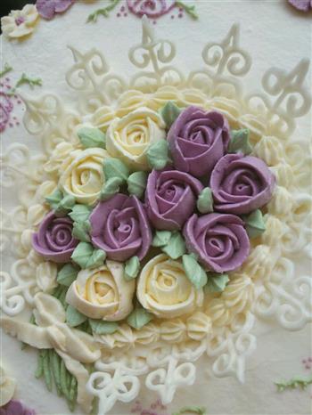 裱花蛋糕 巧克力蕾丝――花的礼赞的做法步骤2