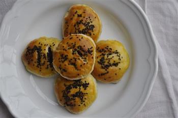 粤式老婆饼-千层芝麻酥饼的做法步骤22