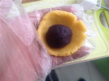 曲奇紫薯月饼的做法步骤12