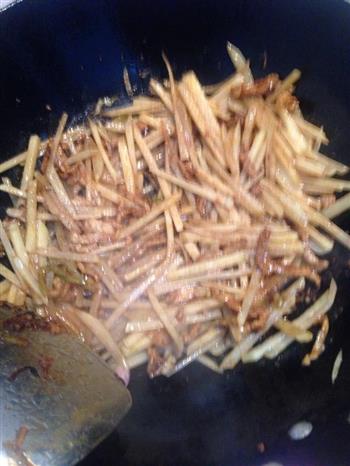 土豆尖椒肉丝的做法步骤10