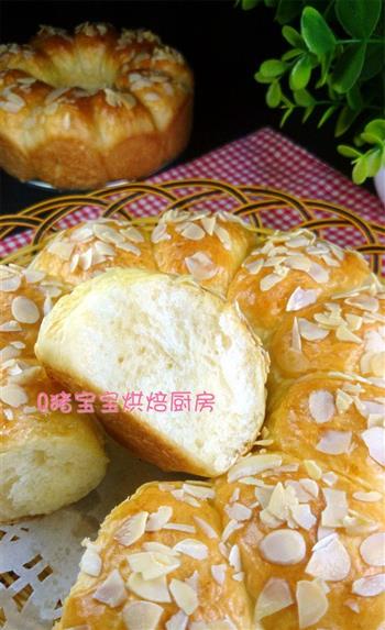 超松软的杏仁片牛奶面包的做法步骤10