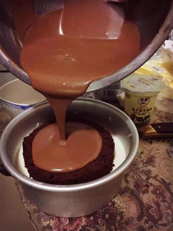 巧克力酸奶芝士慕斯蛋糕的做法图解13