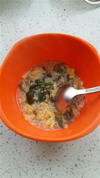珍珠小米疙瘩汤的做法步骤4