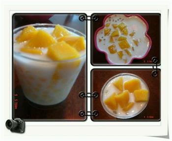 芒果牛奶西米露的做法步骤1