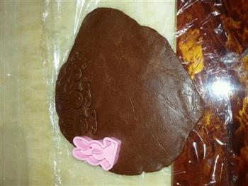 巧克力动物饼干的做法步骤3