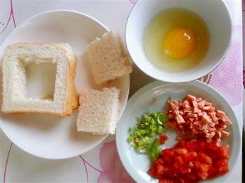 全民赛西红柿炒鸡蛋-创意荷包鸡蛋的做法步骤1