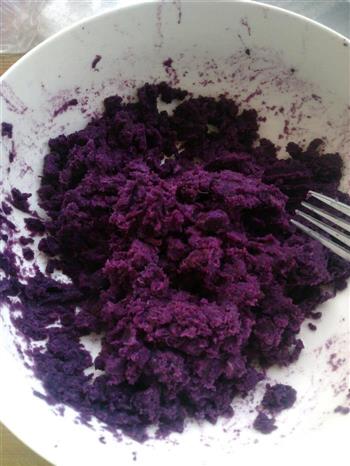 紫薯发糕的做法图解2