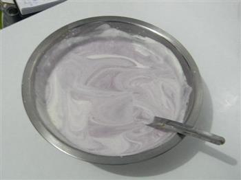 桃花紫薯慕斯蛋糕的做法步骤9