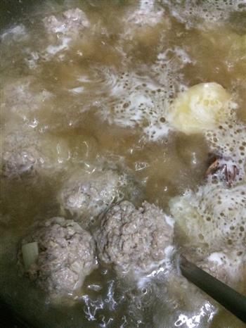 羊肉丸子冬瓜汤的做法步骤2