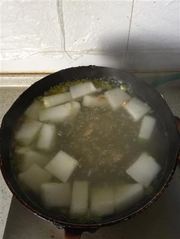海米冬瓜汤的做法步骤4