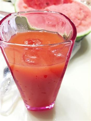 清凉一夏天 西瓜芒果汁的做法步骤4