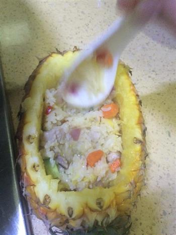 芝士菠萝焗饭的做法步骤12