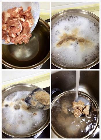 海参木耳排骨汤的做法步骤2