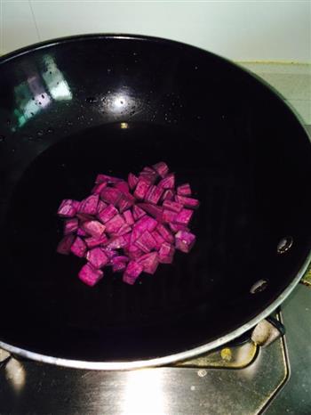 桂花红糖紫薯丸子羮的做法步骤7