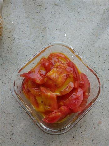 番茄蒸蛋的做法步骤3