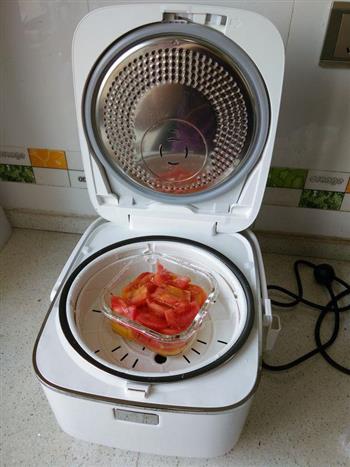 番茄蒸蛋的做法步骤4