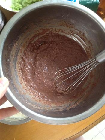 可可麦麸海绵小蛋糕的做法步骤6