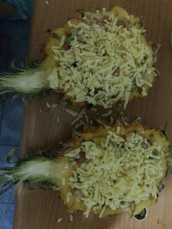 菠萝焗饭的做法步骤9