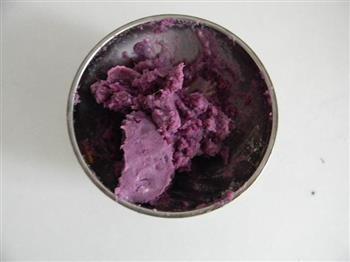 紫薯葵花酥的做法图解3