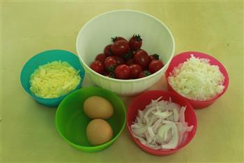 西红柿鸡蛋芝士焗饭的做法步骤1