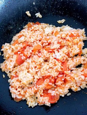 西红柿炒米饭鸡蛋卷的做法步骤4