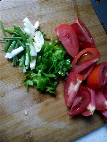 西红柿鸡蛋茄子打卤面的做法图解3
