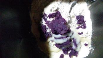 紫薯糕切包的做法图解3