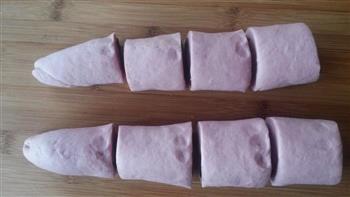 紫薯糕切包的做法图解7