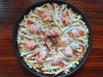 剩米饭好去处-海鲜米饭披萨的做法图解12