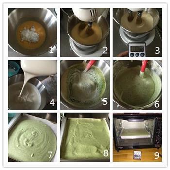 抹茶奶油蛋糕卷-若竹抹茶粉的做法图解1