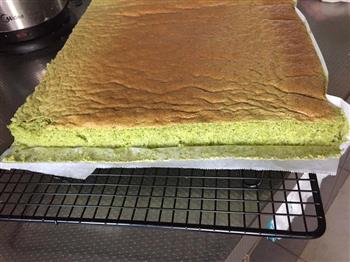抹茶奶油蛋糕卷-若竹抹茶粉的做法图解2