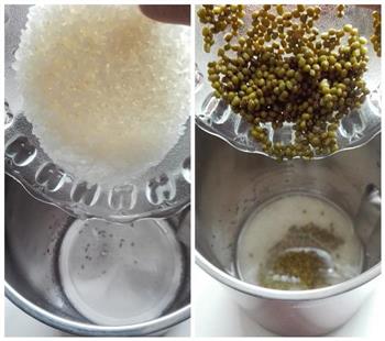 大米绿豆粥-豆浆机版的做法步骤2