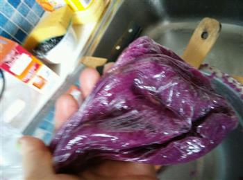 蜂蜜紫薯糕的做法步骤3
