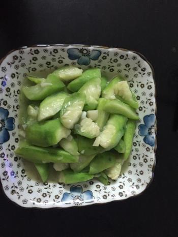 孕晚期家常菜-清炒丝瓜的做法步骤4