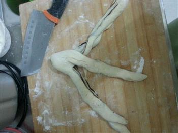 红豆沙花式面包的做法步骤7